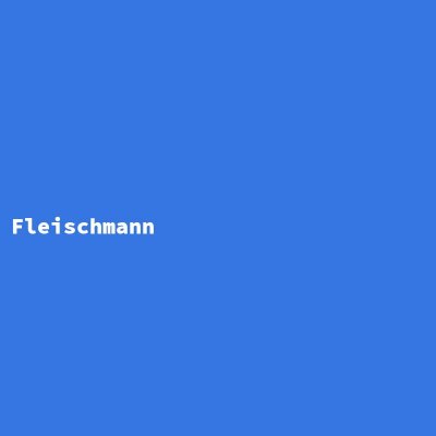 Manufacturer: Fleischmann