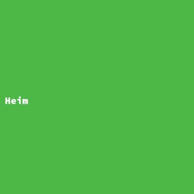 Manufacturer: Heim