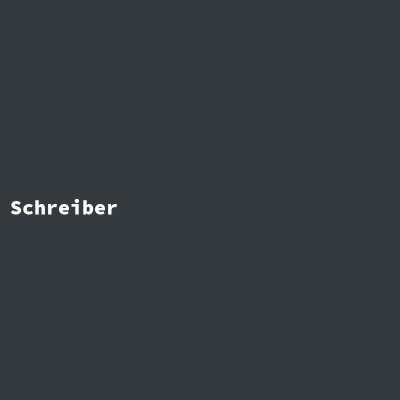 Manufacturer: Schreiber