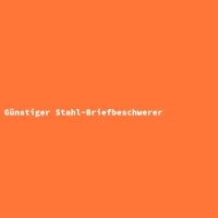 Günstiger Stahl-Briefbeschwerer