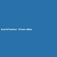 Exorbitanter Eisen-Akku