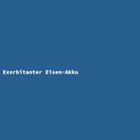 Exorbitanter Eisen-Akku