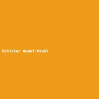 Schicker Gummi-Stuhl