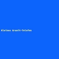 Kleines Granit-Telefon
