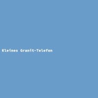 Kleines Granit-Telefon