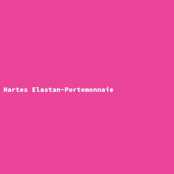 Hartes Elastan-Portemonnaie