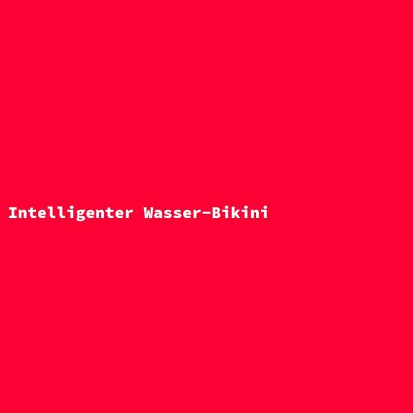 Intelligenter Wasser-Bikini