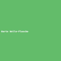 Harte Wolle-Flasche