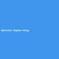 Adretter Kupfer-Ring