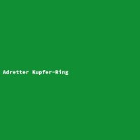 Adretter Kupfer-Ring
