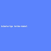 Schmierige Seide-Gabel